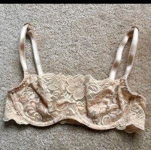 ✨3FOR12✨Lace bra cream
